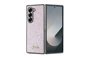 Handys - Cover & Cases - GUESS 4G Glitter Script Case for Samsung Galaxy Z Fold 6 - Pink - 3666339322724