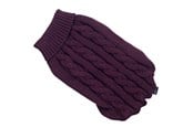 Hunde - Dogman Gestrickter Hundepullover Gina Weinrot 35cm - 758934