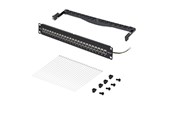 Netzwerkzubehör - StarTech.com Startech feed through patch panel - 1U - 19" - with cable management bar inline couplers - TAA Compliant - C6APANELSTP241UFT