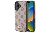 Handys - Cover & Cases - GUESS Peony Script MagSafe iPhone 16 Case - Brown - 3666339342364