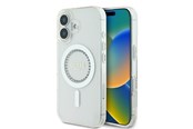 Handys - Cover & Cases - GUESS IML Rhinestones MagSafe Case for iPhone 16 Plus - White - 3666339305765