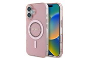 Handys - Cover & Cases - GUESS IML Rhinestones MagSafe iPhone 16 Case - Pink - 3666339306052