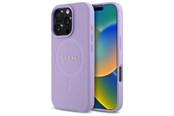 Handys - Cover & Cases - GUESS Saffiano MagSafe case for iPhone 16 Pro Max - purple - 3666339346294
