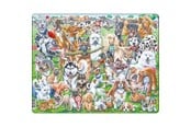 Puzzle - Larsen Puzzles Happy Dogs Jigsaw Puzzle – 32 pieces Maxi (36.5 x 28.5 cm) 2D Puzzles - CZ6