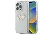 Handys - Cover & Cases - GUESS IML Heart Case for iPhone 16 Pro - Transparent - 3666339307271