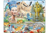 Puzzle - Larsen Puzzles Sphinx and Pyramids Jigsaw Puzzle – 85 pieces Maxi (36.5 x 28.5 cm) 2D Puzzles - HL11