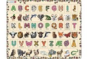 Puzzle - Larsen Puzzles Animal Alphabet Puzzle – 29 pieces Maxi (36.5 x 28.5 cm) 2D Puzzles - LS4329-DK