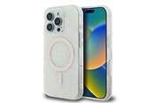 Handys - Cover & Cases - GUESS IML 4G Background MagSafe iPhone 16 Pro Case - White - 3666339302177