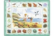 Puzzle - Larsen Puzzles Nature Puzzle: Seaside – 48 pieces Maxi (36.5 x 28.5 cm) 2D Puzzles - NA2