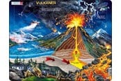 Puzzle - Larsen Puzzles Volcanoes Jigsaw Puzzle – 70 pieces Maxi (36.5 x 28.5 cm) 2D Puzzles - NB2