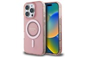 Handys - Cover & Cases - GUESS IML Rhinestones MagSafe Case for iPhone 16 Pro - Pink - 3666339306076