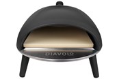 Grill und Zubehör - Delivita Diavolo Gas-Fired Pizza Oven Black - DEL-3003