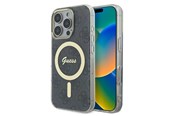 Handys - Cover & Cases - GUESS IML 4G MagSafe Case for iPhone 16 Pro Max - Black - 3666339341992