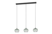 Lampen - EGLO ALAMITO LANGTISCH L770 CCT 3L SCHWARZ STRUKTUR/GRÜN/KLAR - 902574