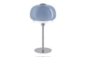 Lampen - EGLO BELOMONTEJO TISCHLAMPE H415 E27 M/SCHALTER. CHROM/WEISS/BLAU - 903016
