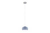 Lampen - EGLO BELOMONTEJO PENDELLEUCHTE Ø:220 E27 CHROM/WEISS/BLAU - 903017