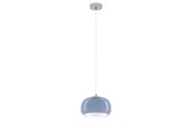 Lampen - EGLO BELOMONTEJO PENDEL Ø:300 E27 CHROM/WEISS/BLAU - 903014