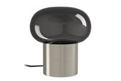 Lampen - EGLO BRAVINO TISCHLAMPE H170 TOUCH STAHL/SCHWARZ-TRANSP. - 902535