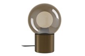 Lampen - EGLO BRAVINO TISCHLAMPE H175 E14 TOUCH BRONZE/BRAUN-TRANSP. - 902534