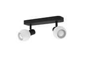 Lampen - EGLO CASTELLAZO SPOTSCHIENE L300 2L E14 SCHWARZ/WEISS - 902468