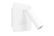 Lampen - EGLO FANZAROTTA SPOT 4-KANT H145 M/ABSCHALT.+ USB-C WEISS - 902165