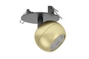Lampen - EGLO MENGIBAR SPHERE EINBAU Ø:90 CCT DIMMB. GOLD/SCHWARZ - 902725
