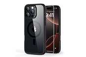 Handys - Cover & Cases - ESR Classic Hybrid Halolock MagSafe Case + Tempered Glass for iPhone 16 Pro Max - Clear with Black Frame - 4894240243589
