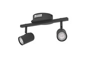 Lampen - EGLO MONTEMURRO SPOTSCHIENE L320 2L SCHWARZ - 902705