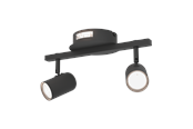 Lampen - EGLO MONTEMURRO SPOTSCHIENE L320 2L SCHWARZ - 902705