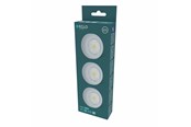 Lampen - EGLO YAMENZI UNTERSCHRANK BATTERIE Ø: 68 3 STK MIT SCHALTER IP65 WEISS - 902963