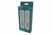Lampen - EGLO YAMENZI Unterschrank Batterie L178 2 Stk m/Schalter. IP65 SILBER - 902939
