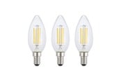 LED-Birnen - EGLO LED-Lampe E14 C35 KLAR 2700K 470LM 3 STK E14 - 117611