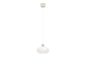 Lampen - EGLO DASMINA PENDELLEUCHTE Ø:250 E27 BRAUN/WEISS - 903145