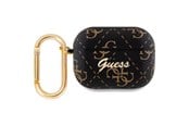 Handys - Anderes Zubehör - GUESS GUAP2PG4GPK AirPods Pro 2 (2022/2023) cover black/black 4G Hook - 3666339310608