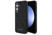 Handys - Cover & Cases - GUESS GUHCS24FEG4GFGR S24 FE S721 gray/gray hardcase 4G Metal Gold Logo - 3666339386351