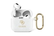 Handys - Anderes Zubehör - GUESS GUA3UCG4GT AirPods 3 cover Transparent Glitter Collection - 3666339009922