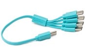 USB Kabel - paleblue Pale Blue Cable USB-C to USB-C 4 charging ports 1 - PB-USBC-4C