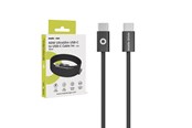 USB Kabel - Mobile Origin CB11 60W UltraSlim USB-C to USB-C Cable 1m - Black - MO-USC-CB11-BLK