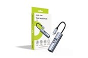USB-Hubs - Mobile Origin HB2 7in1 USB-C MultiHub (3x USB-C + USB-A + HDMI + TF/SD Card reader) - Space Grey USB-Hubs - MO-71MH-HB2