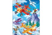 Puzzle - Larsen Puzzles Airplane Jigsaw Puzzle – 20 pieces Maxi (36.5 x 28.5 cm) 2D Puzzles - US12