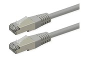 Netzwerk - Kabel - Roline patch cable - 10 m - grey RAL 7035 - Grau - 21.51.0840