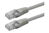 Netzwerk - Kabel - Roline patch cable - 10 m - grey RAL 7035 - Grau - 21.51.0940