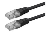 Netzwerk - Kabel - Roline patch cable - 5 m - black pantone 3C - Schwarz - 21.51.1565