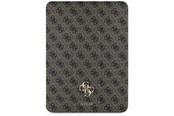 Tablets - Cover & Case - GUESS GUFC13RM24PS4SGW iPad Air 13" 2024 brown Magnetic 4G Big Logo - 3666339388010