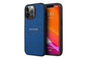 Handys - Cover & Cases - GUESS Saffiano Strap Case for iPhone 13 Pro Max 6.7" - Blue - 3666339023546