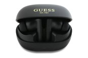Kopfhörer/Headsets - GUESS Bluetooth headphones GUTWST88MCTGK TWS + docking station black/black Capsule Printed Logo - 3666339329044