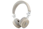 Kopfhörer/Headsets - GUESS Bluetooth on-ear headphones ENC GUBH70PGTSPSE beige/beige Grained Classic Round Shape - 3666339328955