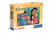 Puzzle - Clementoni Cubi - Stitch 12 pieces Block - 41347