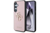 Handys - Cover & Cases - GUESS Grained Big 4G Logo Small Classic Logo case for Samsung Galaxy S25 Plus pink - 3666339449209