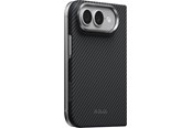 Handys - Cover & Cases - PITAKA Edge Case Back Cover - Black/Grey Twill - iPhone Duo - KI1801F